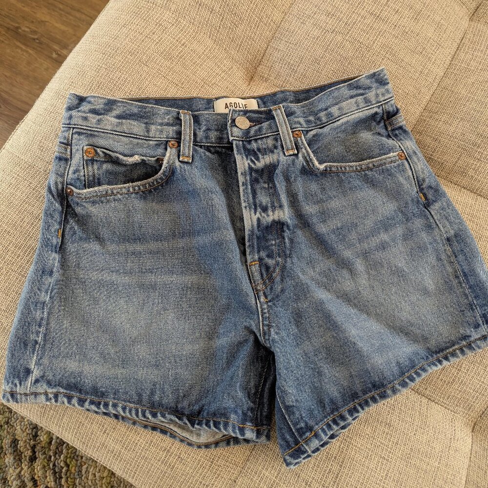 Agolde Parker Long Shorts Occurrence Sz 26